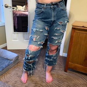 vintage Levi orange tab 550 jeans